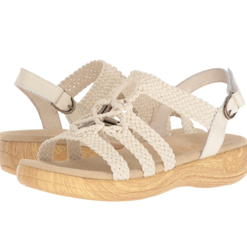 Alegria Women's JENA Slingback Sandals White Style JEN-620